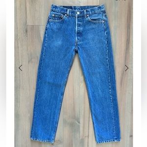 1991 Levi’s USA 501 Tag 30x30 Actual 28x29.5